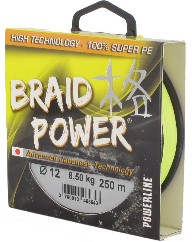 TRESSE POWERLINE BRAID POWER ROUGE TUNA - Fish In Golfe